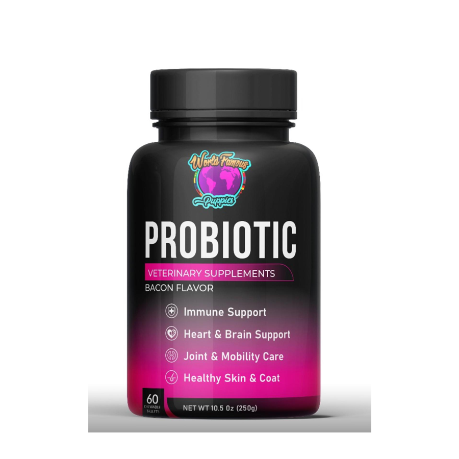 Pastillas probióticas para perros para la salud intestinal y digestiva