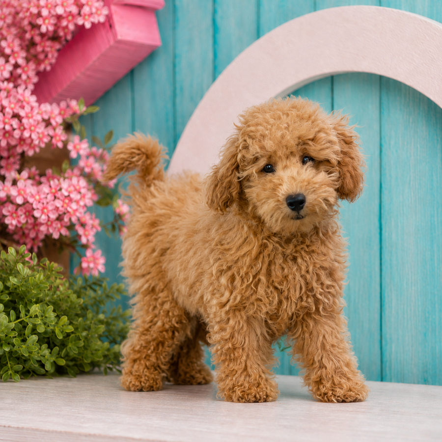 Max, Mini Goldendoodle puppy for sale at World Famous Puppies