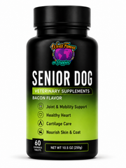 SeniorLife | Multivitamínico completo 20 en 1 y soporte para cadera + articulaciones para perros mayores
