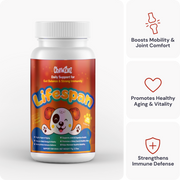 Lifespan | Hip & Joint Tablets, Dog Joint Supplement for Mobility & Vitality