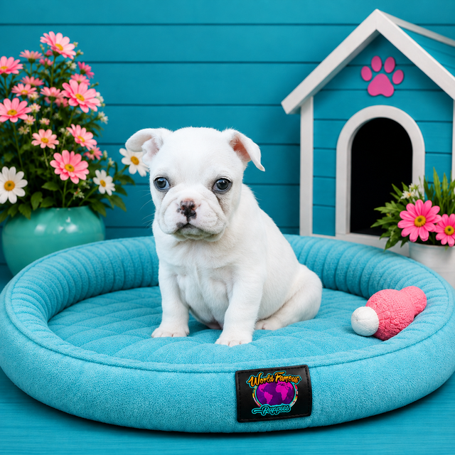 Fern, Boston Terrier puppy for sale at World Famous Puppies